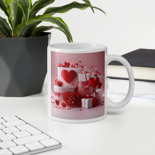 White glossy mug - WhatUWant2Buy