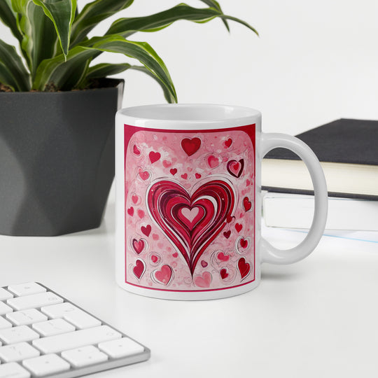 White glossy mug - WhatUWant2Buy