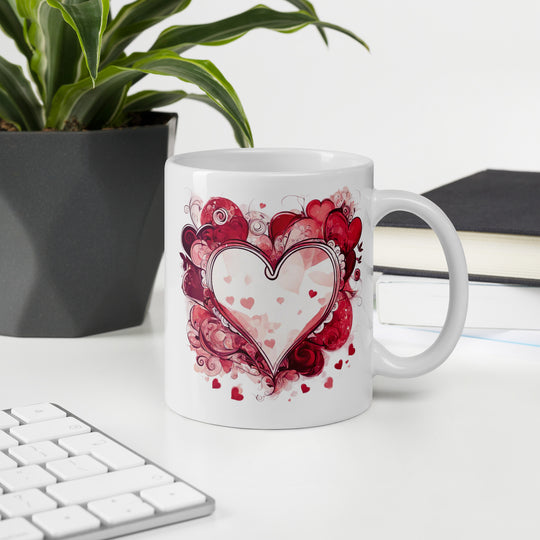 White glossy mug - WhatUWant2Buy