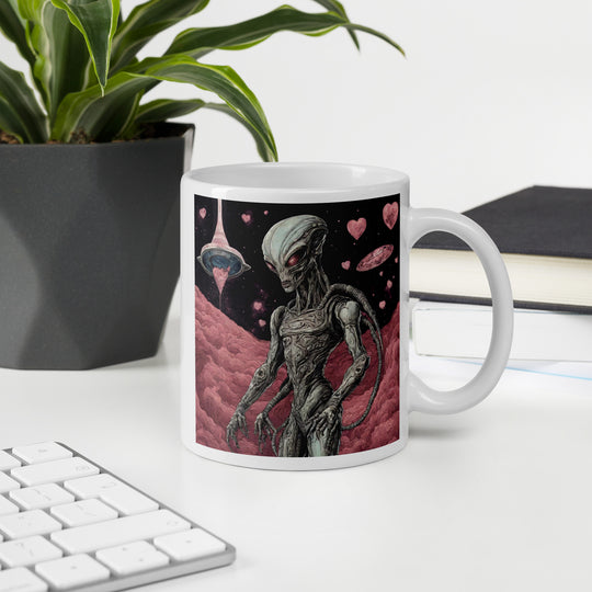 White glossy mug - WhatUWant2Buy