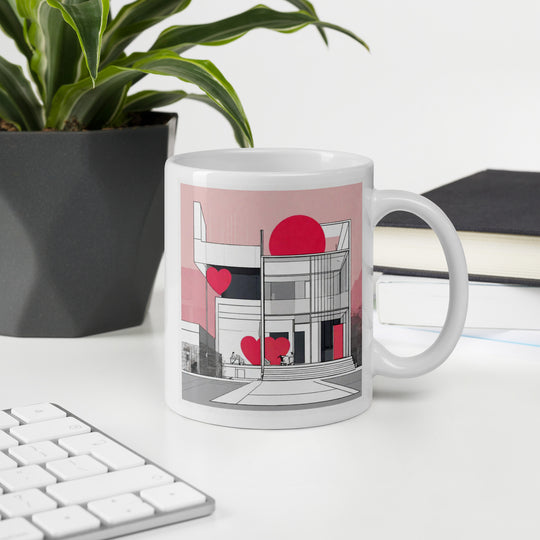 White glossy mug - WhatUWant2Buy
