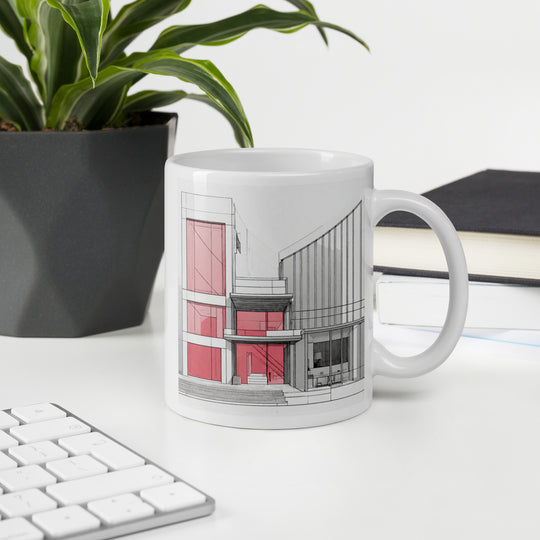 White glossy mug - WhatUWant2Buy