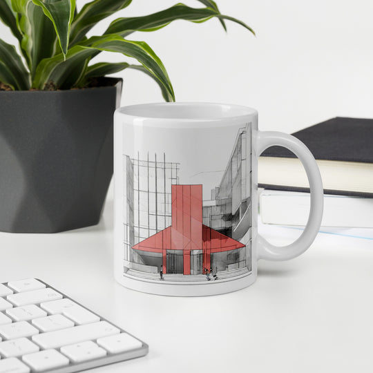 White glossy mug - WhatUWant2Buy