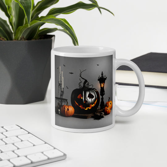 White glossy mug - WhatUWant2Buy