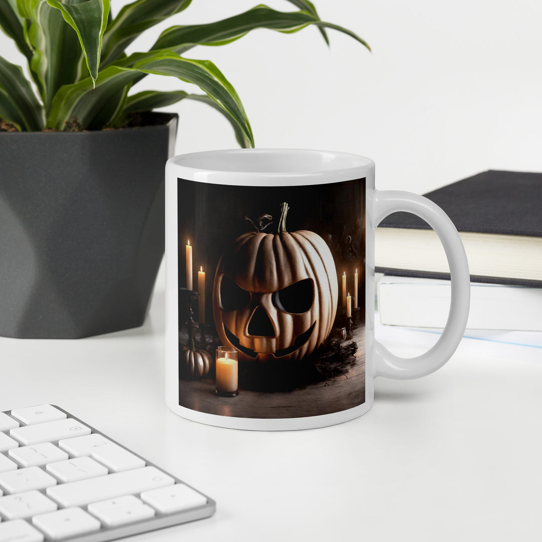 White glossy mug - WhatUWant2Buy