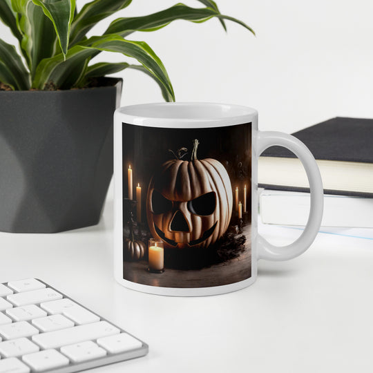 White glossy mug - WhatUWant2Buy