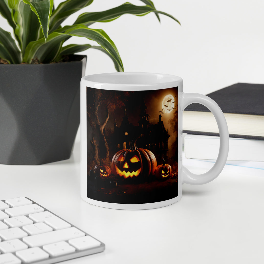 White glossy mug - WhatUWant2Buy