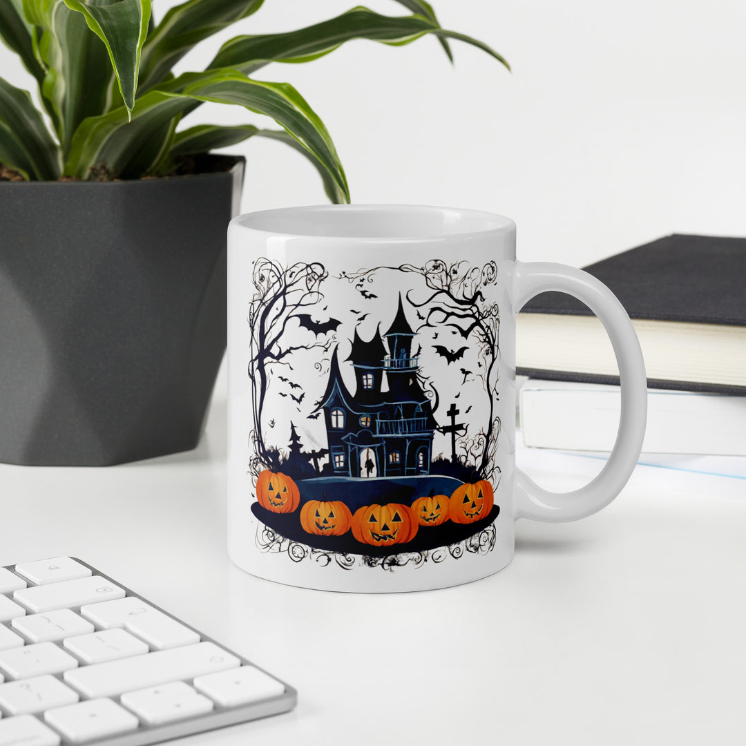 White glossy mug - WhatUWant2Buy