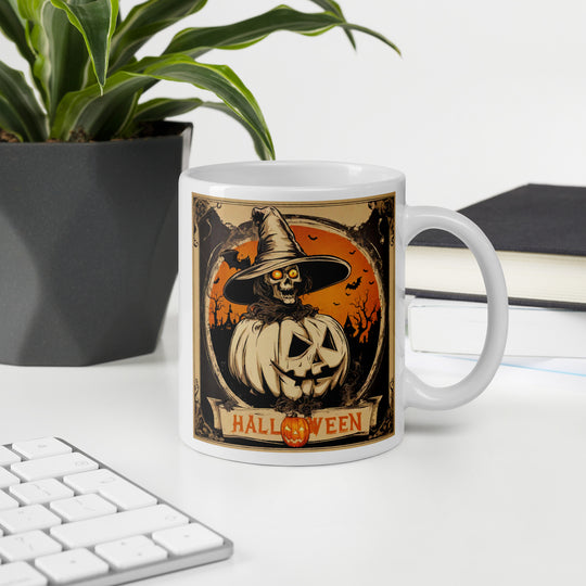 White glossy mug - WhatUWant2Buy