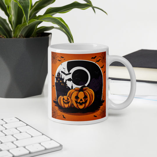 White glossy mug - WhatUWant2Buy