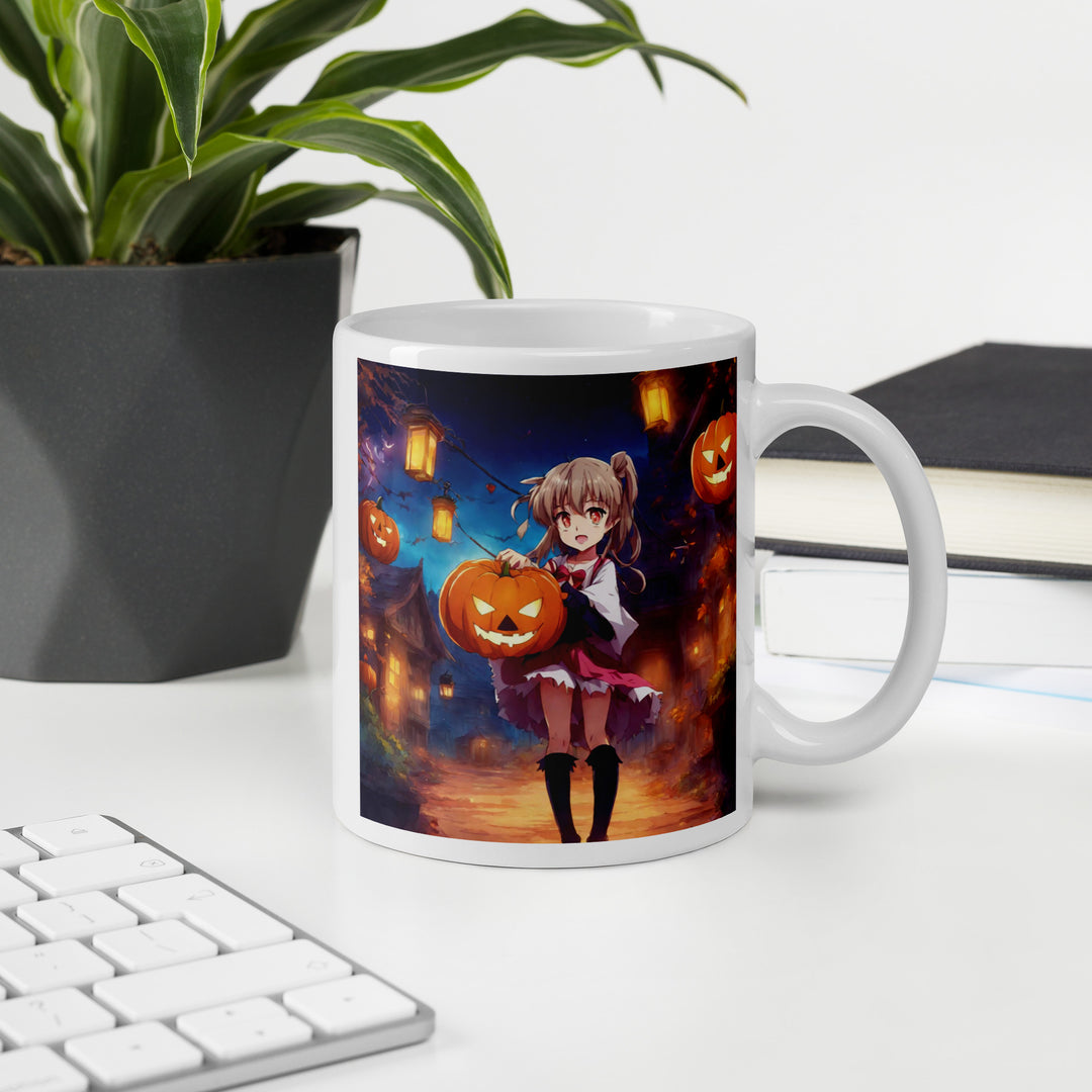 White glossy mug - WhatUWant2Buy
