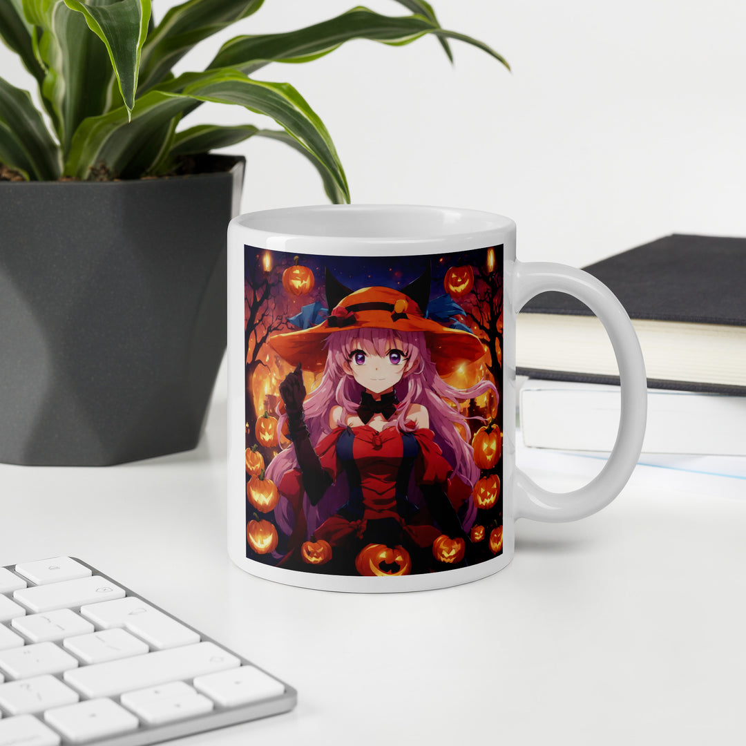 White glossy mug - WhatUWant2Buy