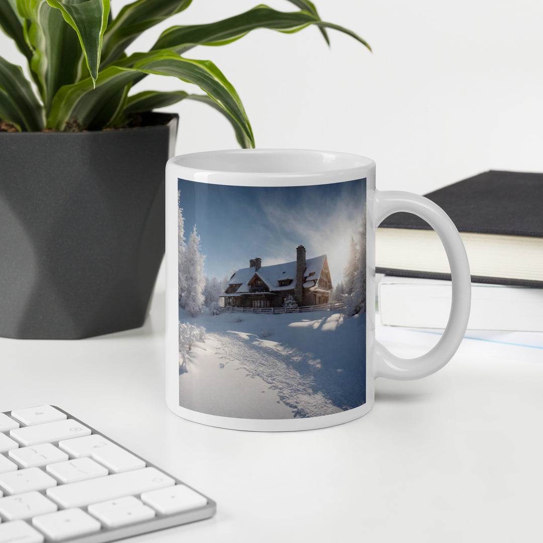 White glossy mug - WhatUWant2Buy