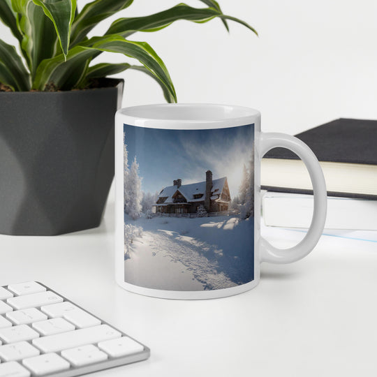 White glossy mug - WhatUWant2Buy
