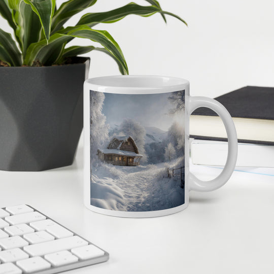 White glossy mug - WhatUWant2Buy