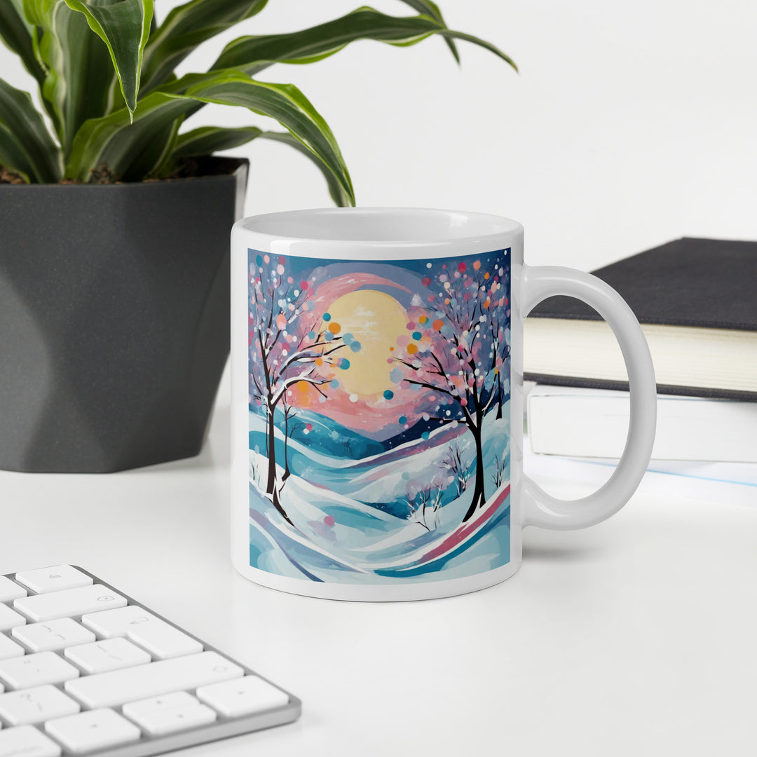 White glossy mug - WhatUWant2Buy