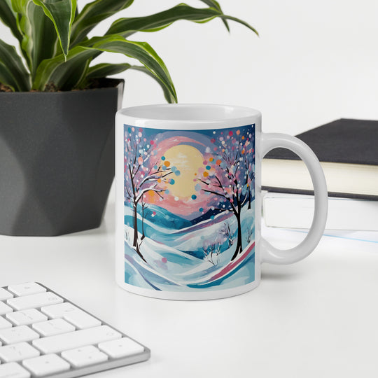 White glossy mug - WhatUWant2Buy