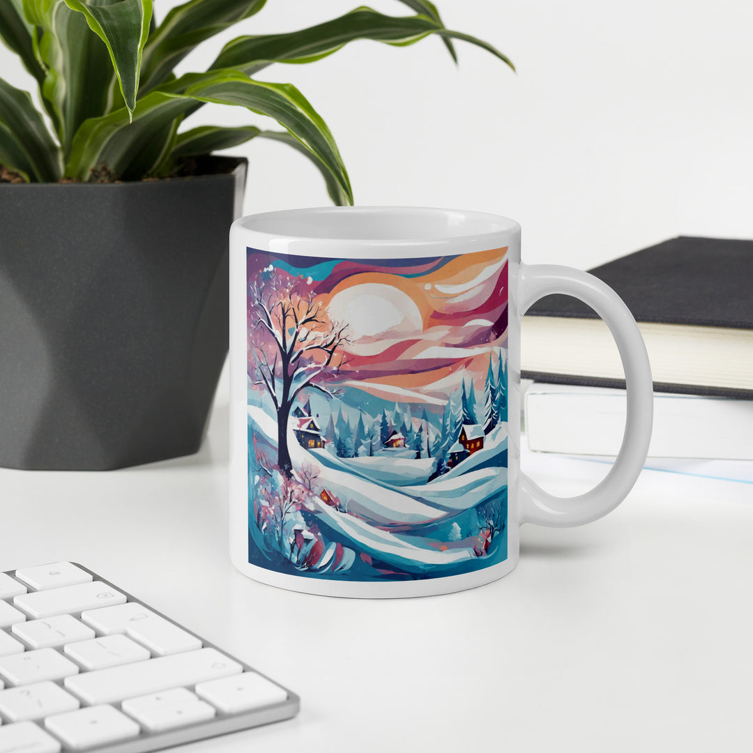 White glossy mug - WhatUWant2Buy
