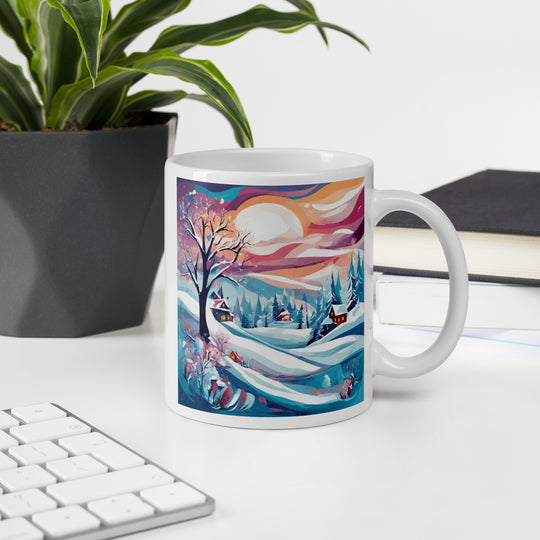 White glossy mug - WhatUWant2Buy
