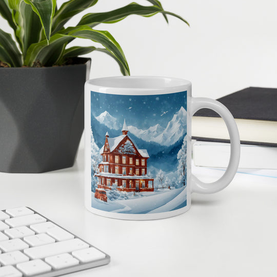 White glossy mug - WhatUWant2Buy