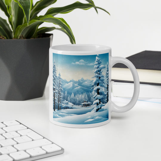 White glossy mug - WhatUWant2Buy