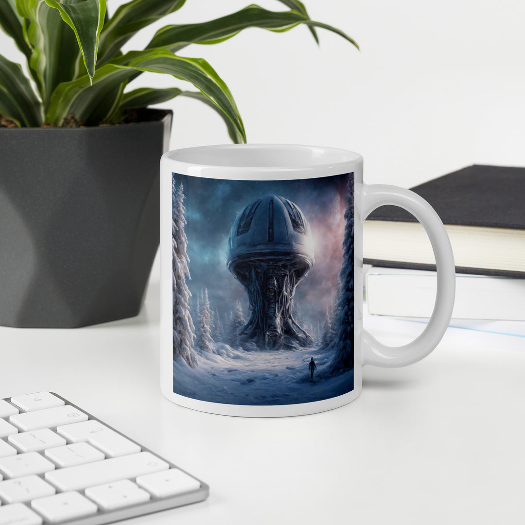 White glossy mug - WhatUWant2Buy