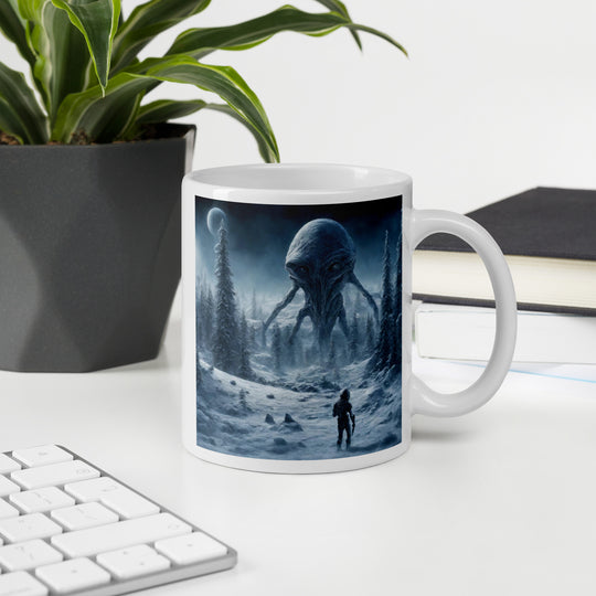 White glossy mug - WhatUWant2Buy