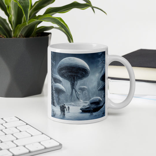 White glossy mug - WhatUWant2Buy