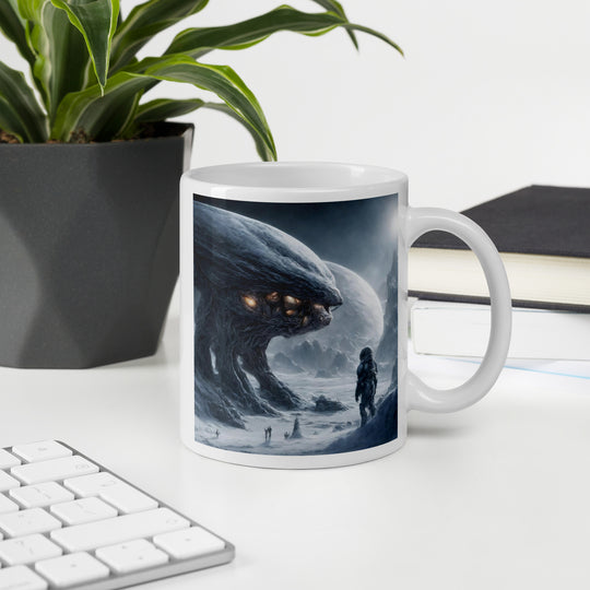 White glossy mug - WhatUWant2Buy