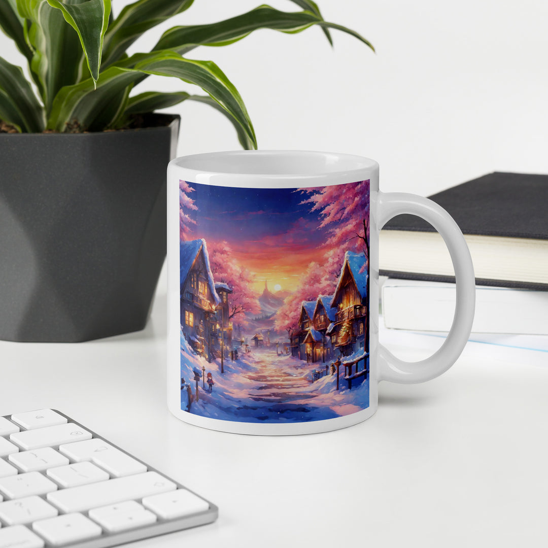 White glossy mug - WhatUWant2Buy