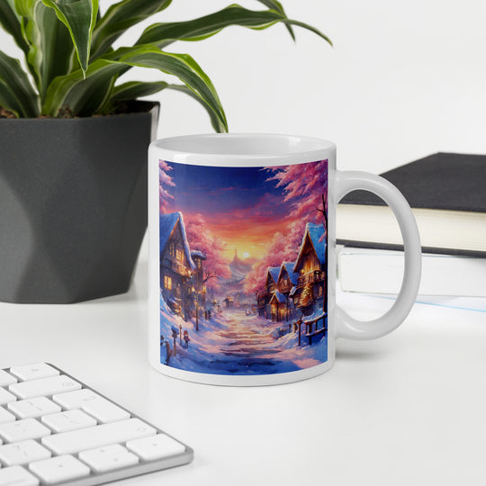 White glossy mug - WhatUWant2Buy