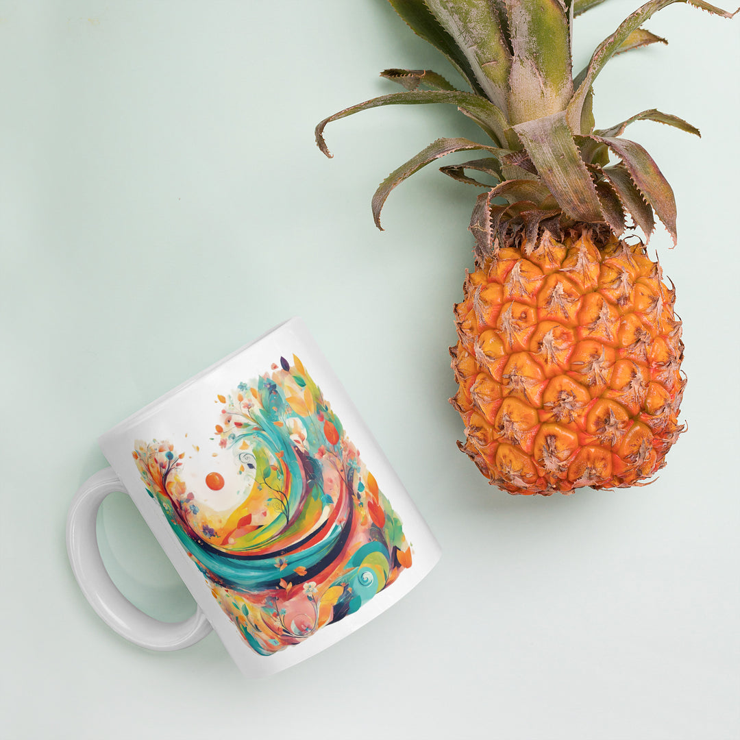 White glossy mug - WhatUWant2Buy