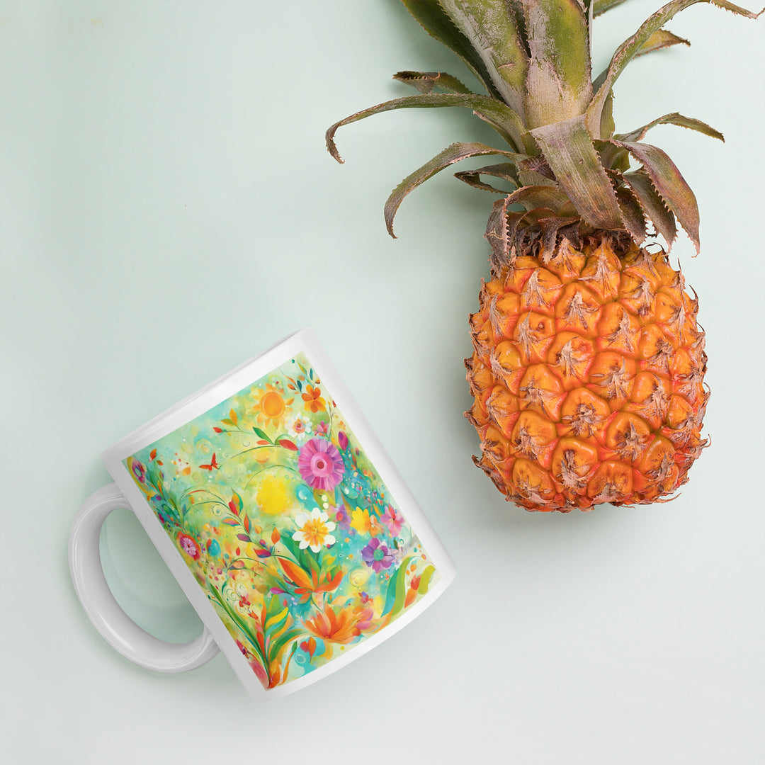 White glossy mug - WhatUWant2Buy