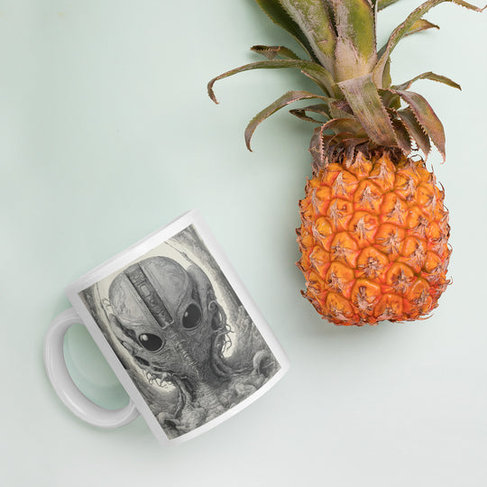 White glossy mug - WhatUWant2Buy