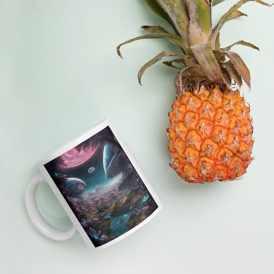 White glossy mug - WhatUWant2Buy