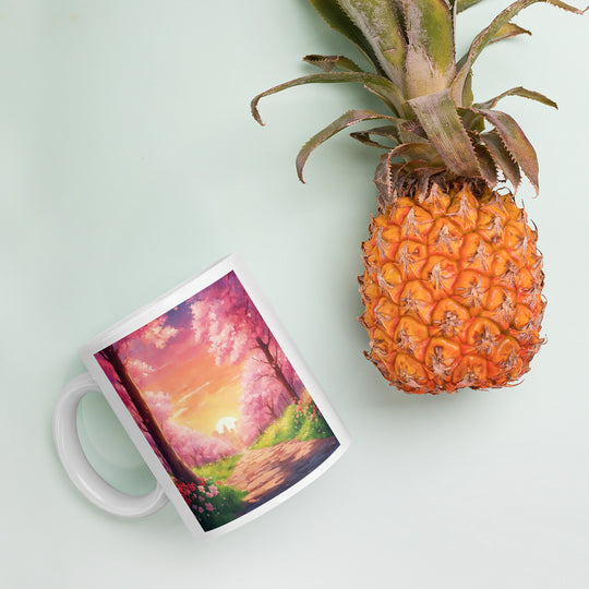 White glossy mug - WhatUWant2Buy