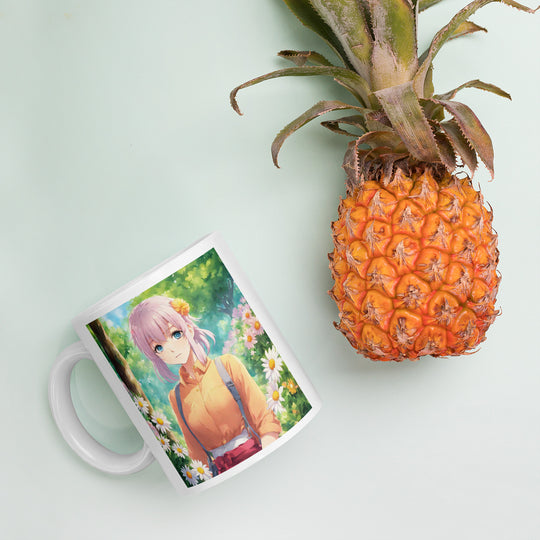 White glossy mug - WhatUWant2Buy