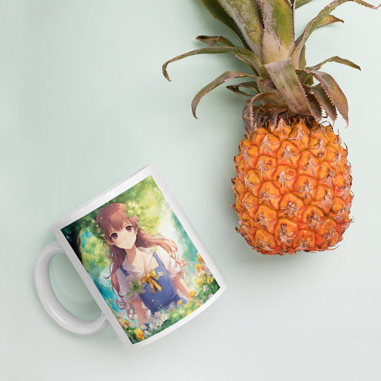 White glossy mug - WhatUWant2Buy