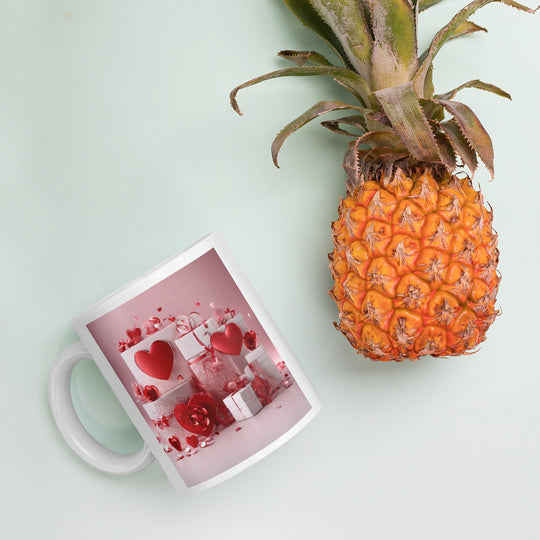 White glossy mug - WhatUWant2Buy