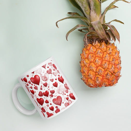 White glossy mug - WhatUWant2Buy