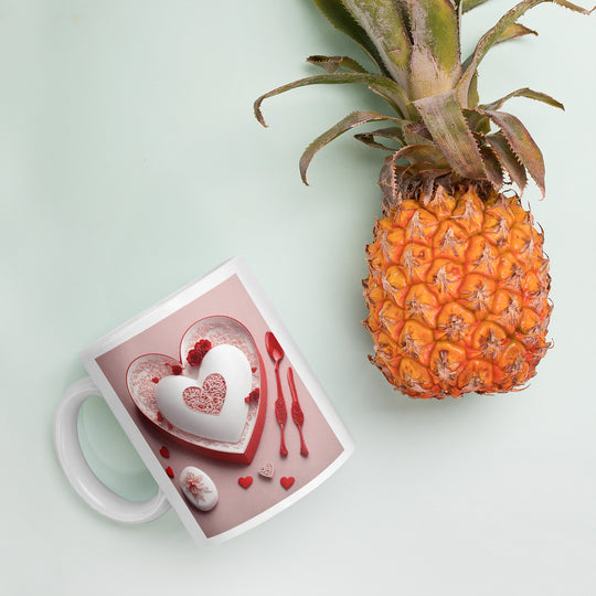 White glossy mug - WhatUWant2Buy