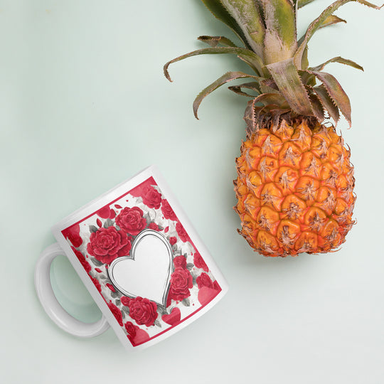 White glossy mug - WhatUWant2Buy