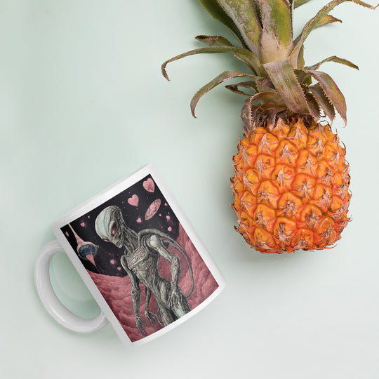 White glossy mug - WhatUWant2Buy