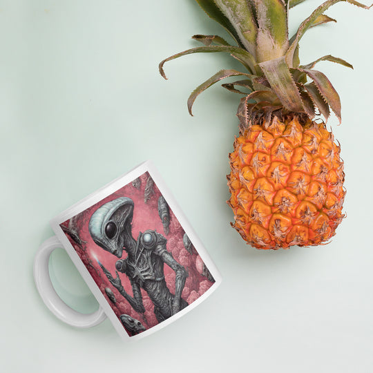 White glossy mug - WhatUWant2Buy
