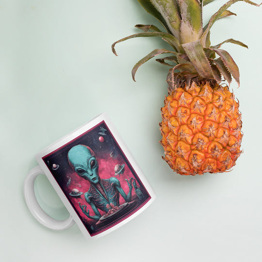 White glossy mug - WhatUWant2Buy