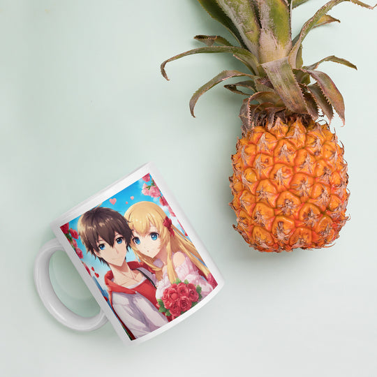 White glossy mug - WhatUWant2Buy