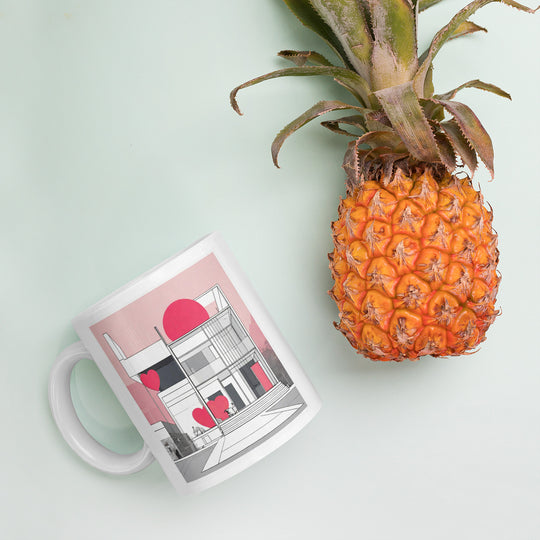 White glossy mug - WhatUWant2Buy
