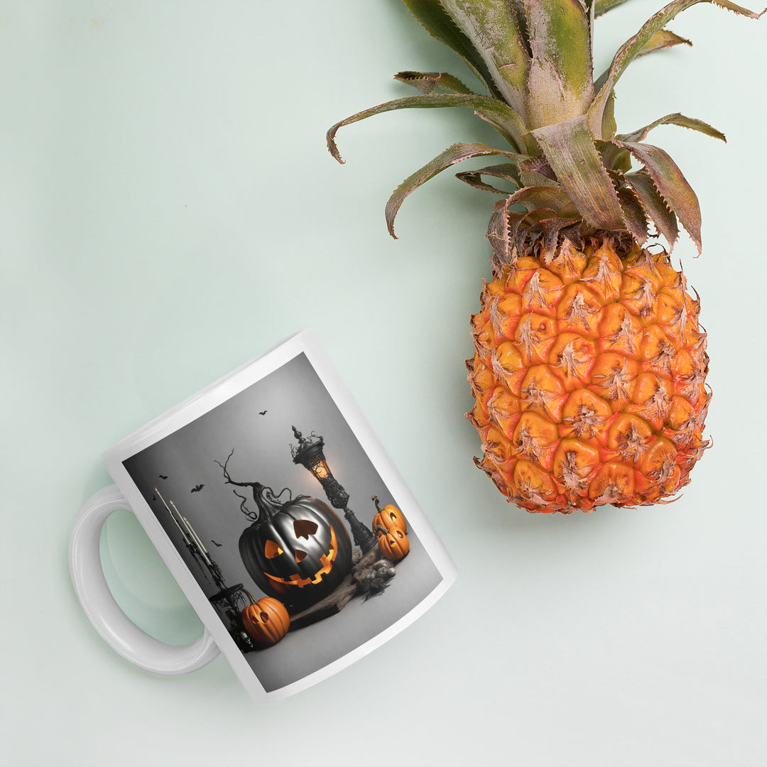 White glossy mug - WhatUWant2Buy