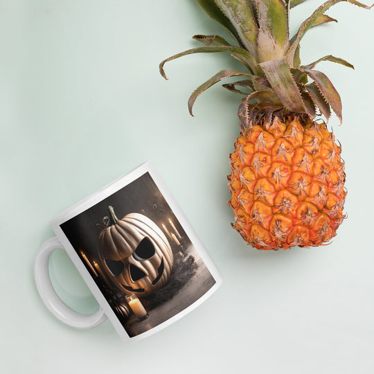 White glossy mug - WhatUWant2Buy