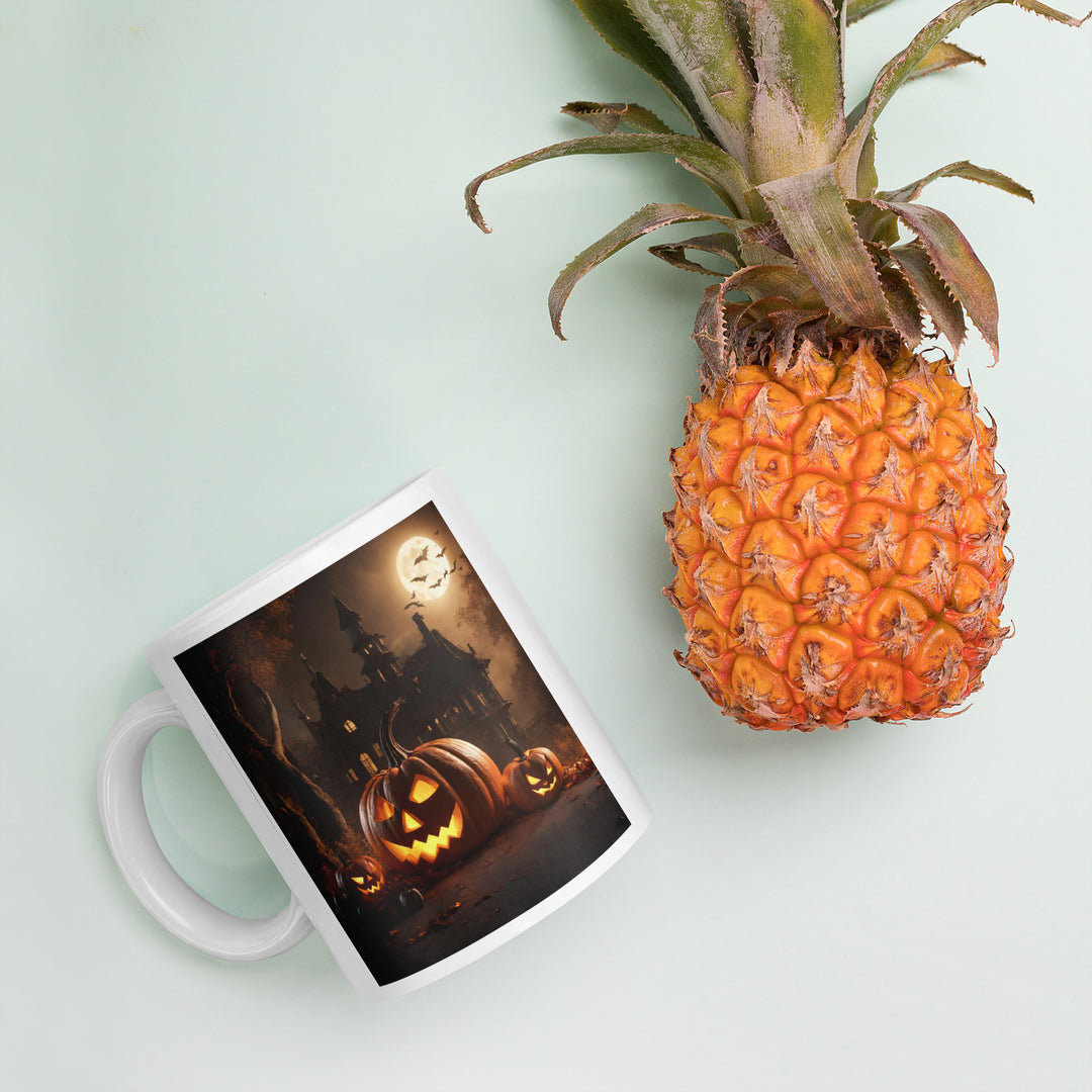 White glossy mug - WhatUWant2Buy